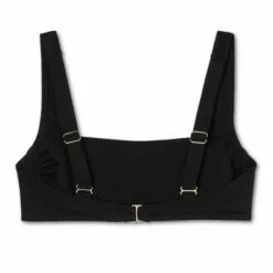 Juniors' Ribbed Square Neck Bralette Bikini Top - Xhilaration™ White -Swimsuits Popular Store unnamed file 3391