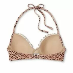 Women's Lightly Lined Ruffle Bikini Top - Shade & Shore™ Animal Print -Swimsuits Popular Store unnamed file 3403