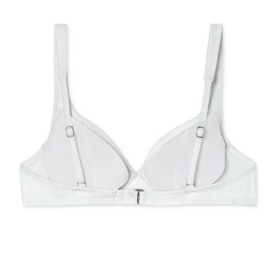 Juniors' Ribbed Underwire Bikini Top - Xhilaration™ White 8 Juniors' Ribbed Underwire Bikini Top - Xhilaration™ White - Image 6
