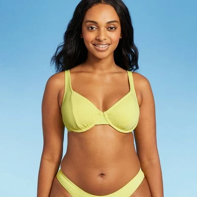 Juniors' Ribbed Underwire Bikini Top - Xhilaration™ White 11 Juniors' Ribbed Underwire Bikini Top - Xhilaration™ White - Image 9