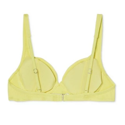 Juniors' Ribbed Underwire Bikini Top - Xhilaration™ White 14 Juniors' Ribbed Underwire Bikini Top - Xhilaration™ White - Image 12