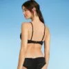 Women's Ribbed V-Wire Bikini Top - Shade & Shore™ Black -Swimsuits Popular Store unnamed file 3452