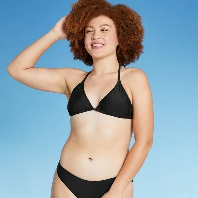 Juniors' Triangle Bikini Top - Xhilaration™ Black 5 Juniors' Triangle Bikini Top - Xhilaration™ Black - Image 3