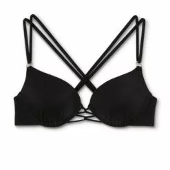 Women's Push-Up Double Strap Bikini Top - Shade & Shore™ White -Swimsuits Popular Store unnamed file 3493