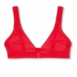 Juniors' Ribbed Tie-Front Longline Bralette Bikini Top - Xhilaration™ Gold -Swimsuits Popular Store unnamed file 3500