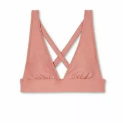 Juniors' Textured Tall Triangle Bikini Top - Xhilaration™ Mauve -Swimsuits Popular Store unnamed file 3566