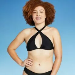 Juniors' Multiway Tall Triangle Bikini Top - Xhilaration™ Pink -Swimsuits Popular Store unnamed file 3577