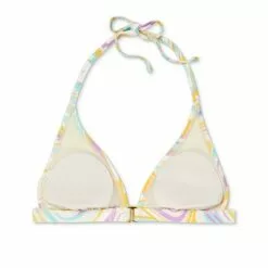 Juniors' Triangle Bikini Top - Xhilaration™ Blue Swirl Print -Swimsuits Popular Store unnamed file 3587