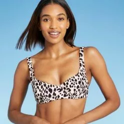 Women's Pieced Underwire Bikini Top - Kona Sol™ Animal Print 15 Women's Pieced Underwire Bikini Top - Kona Sol™ Animal Print -Swimsuits Popular Store unnamed file 3589