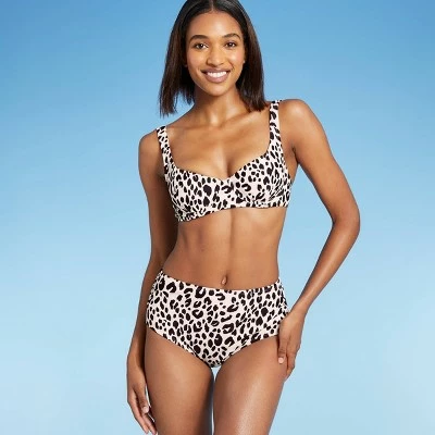 Women's Pieced Underwire Bikini Top - Kona Sol™ Animal Print 12 Women's Pieced Underwire Bikini Top - Kona Sol™ Animal Print - Image 10