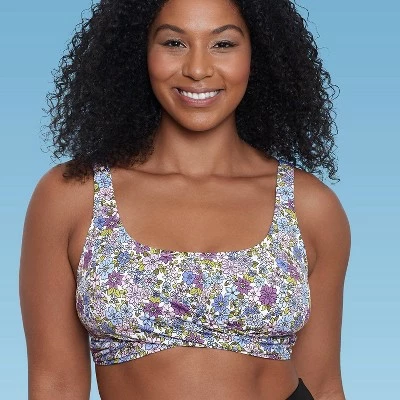 Women's Slimming Control Wrap-Front Bikini Top - Beach Betty by Miracle Brands Brown 9 Women's Slimming Control Wrap-Front Bikini Top - Beach Betty by Miracle Brands Brown - Image 7