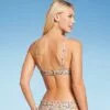 Women's Keyhole Bralette Bikini Top - Shade & Shore™ Yellow Floral -Swimsuits Popular Store unnamed file 3659