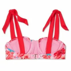 Juniors' Shoulder Tie Underwire Bikini Top - Xhilaration™ Multi Floral Print -Swimsuits Popular Store unnamed file 3676