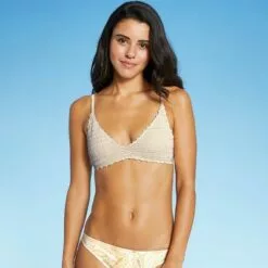 Juniors' Crochet Bralette Bikini Top - Xhilaration™ Cream -Swimsuits Popular Store unnamed file 3761