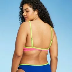 Juniors' Colorblock Underwire Bikini Top - Xhilaration™ Multi Neon -Swimsuits Popular Store unnamed file 3786