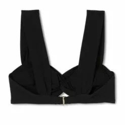 Juniors' Textured Twist-Front Bralette Bikini Top - Xhilaration™ Neon Orange -Swimsuits Popular Store unnamed file 3800