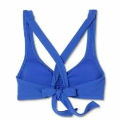 Juniors' Textured Cinch-Front Bralette Bikini Top - Xhilaration™ Melon Orange -Swimsuits Popular Store unnamed file 3830