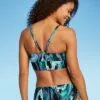 Women's Longline Bikini Top - All in Motion™ Marble Print -Swimsuits Popular Store unnamed file 3908