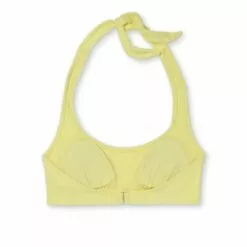 Juniors' Terry Longline Halter Bralette Bikini Top - Xhilaration™ Yellow -Swimsuits Popular Store unnamed file 3947