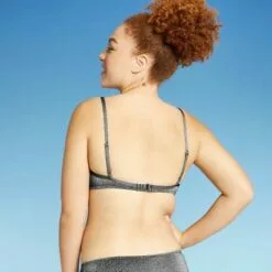 Juniors' Metallic Textured Underwire Bikini Top - Xhilaration™ Pink -Swimsuits Popular Store unnamed file 3989