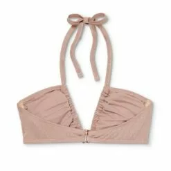 Women's Triangle Halter Bikini Top - Shade & Shore™ Light Mauve Lurex -Swimsuits Popular Store unnamed file 4011