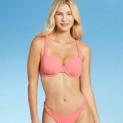 Women's Light Lift Keyhole Bikini Top - Shade & Shore™ Guava Pink 32 Women's Light Lift Keyhole Bikini Top - Shade & Shore™ Guava Pink -Swimsuits Popular Store unnamed file 4061