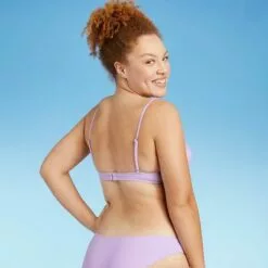 Juniors' Shirred Underwire Bikini Top - Xhilaration™ Lilac Purple -Swimsuits Popular Store unnamed file 4093