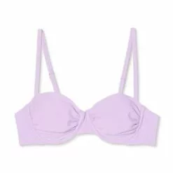 Juniors' Shirred Underwire Bikini Top - Xhilaration™ Lilac Purple -Swimsuits Popular Store unnamed file 4094