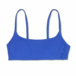 Juniors' Textured Bralette Bikini Top - Xhilaration™ Blue 12 Juniors' Textured Bralette Bikini Top - Xhilaration™ Blue -Swimsuits Popular Store unnamed file 4130