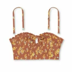 Juniors' Smocked Ruffle Bandeau Bikini Top - Xhilaration™ Multi Floral Print 21 Juniors' Smocked Ruffle Bandeau Bikini Top - Xhilaration™ Multi Floral Print -Swimsuits Popular Store unnamed file 4222