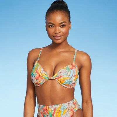 Juniors' Underwire Bikini Top - Xhilaration™ Floral Print 14 Juniors' Underwire Bikini Top - Xhilaration™ Floral Print - Image 12