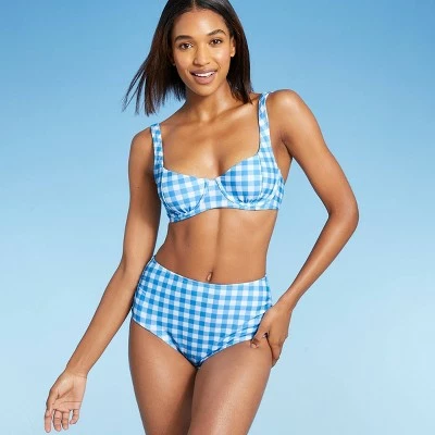 Women's Pieced Underwire Bikini Top - Kona Sol™ Blue 11 Women's Pieced Underwire Bikini Top - Kona Sol™ Blue - Image 9