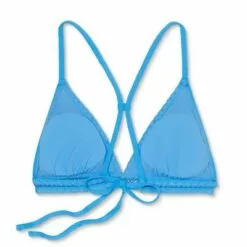 Juniors' Pique Crochet Trim Triangle Bikini Top - Xhilaration™ Mauve -Swimsuits Popular Store unnamed file 4310