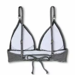 Women's Textured Longline Triangle Bikini Top - Shade & Shore™ Black/White Stripe 19 Women's Textured Longline Triangle Bikini Top - Shade & Shore™ Black/White Stripe -Swimsuits Popular Store unnamed file 4316