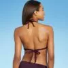 Women's Double Strap Triangle Bikini Top - Kona Sol™ Atlantic Burgundy -Swimsuits Popular Store unnamed file 4379