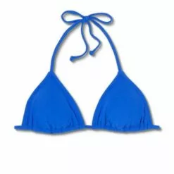 Juniors' Terry Triangle Bikini Top - Xhilaration™ Blue -Swimsuits Popular Store unnamed file 4447