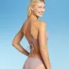 Women's Longline Crochet Detail Bikini Top - Shade & Shore™ Mauve 1 Women's Longline Crochet Detail Bikini Top - Shade & Shore™ Mauve -Swimsuits Popular Store unnamed file 4501