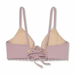 Women's Longline Crochet Detail Bikini Top - Shade & Shore™ Mauve -Swimsuits Popular Store unnamed file 4506