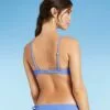 Women's Ribbed Keyhole Bralette Bikini Top - Shade & Shore™ Periwinkle -Swimsuits Popular Store unnamed file 4541