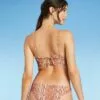 Women's Lightly Lined Longline Knot-Front Cut Out Bikini Top - Shade & Shore™ Lurex Snake Print 1 Women's Lightly Lined Longline Knot-Front Cut Out Bikini Top - Shade & Shore™ Lurex Snake Print -Swimsuits Popular Store unnamed file 4547