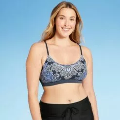 Women's Simple Placement Bralette Bikini Top - Kona Sol™ Multi -Swimsuits Popular Store unnamed file 4680