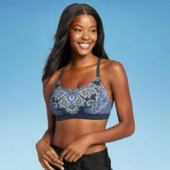 Women's Simple Placement Bralette Bikini Top - Kona Sol™ Multi -Swimsuits Popular Store unnamed file 4689