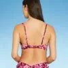 Women's Cut Out Bralette Bikini Top - Shade & Shore™ Pink Tie-Dye -Swimsuits Popular Store unnamed file 4794