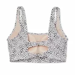 Women's Plus Size Square Neck Scoop Bikini Top - Kona Sol™ Beige -Swimsuits Popular Store unnamed file 4838