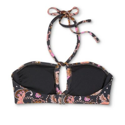 Juniors' U-Neck Bandeau Bikini Top - Xhilaration™ Paisley Print 8 Juniors' U-Neck Bandeau Bikini Top - Xhilaration™ Paisley Print - Image 6