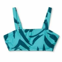 Women's Straight Neck Bikini Top - Kona Sol™ Blue -Swimsuits Popular Store unnamed file 4900