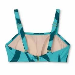 Women's Straight Neck Bikini Top - Kona Sol™ Blue -Swimsuits Popular Store unnamed file 4901