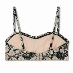 Women's Post Mastectomy Shirred Bandeau Bikini Top - Kona Sol™ Multi