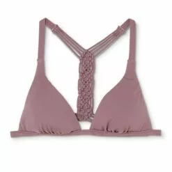 Women's Crochet Back Detail Triangle Bikini Top - Shade & Shore™ Dusk -Swimsuits Popular Store unnamed file 5006