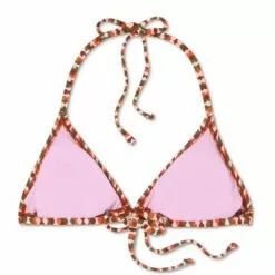 Juniors' Textured Triangle Bikini Top - Xhilaration™ Multi Stripe -Swimsuits Popular Store unnamed file 5214